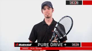 Tennis Express  Babolat Pure Drive Plus Racquet Review [upl. by Mccall]