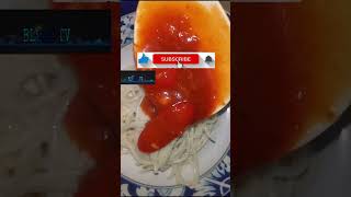 mala Jollibee spaghetti MAY CHEESE NA YAN SAUCE Shorts [upl. by Ifen311]