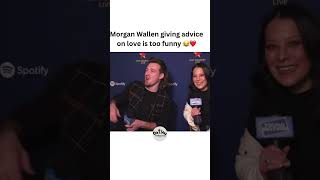 Morgan Wallen Gives LOVE Advice ❤️😂 country countrymusic MorganWallen [upl. by Tilagram593]