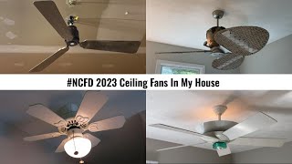 NCFD Special Ceiling Fans In My House 2023 [upl. by Sucramej958]