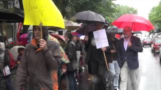 Demonstration in Friedberg für humanes Handeln der Wetterauer Ausländerbehörde [upl. by Petta]