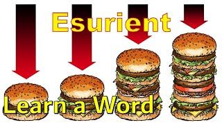 Learn a Word  Esurient PronunciationMeaningHow to PronounceDefinitionEtymologySpellingOrigin [upl. by Harrat422]