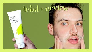 krave beauty reformulated matcha hemp hydrating cleanser  trial  review [upl. by Woodie379]