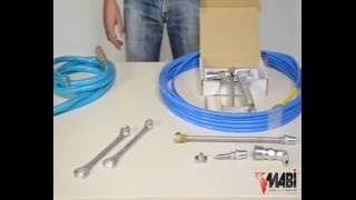 Comment monter le raccord rapide sur la pompe de traitement 8L ECO HP  • Rapid couplings  MABI [upl. by Esyned]