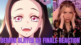 DEMON SLAYER SEASON 3 FINALE Reaction amp Review [upl. by Northrop637]