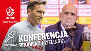 MICHAŁ PROBIERZ I PIOTR ZIELIŃSKI NA KONFERENCJI PRASOWEJ REPREZENTACJI POLSKI RETRANSMISJA [upl. by Ralina]