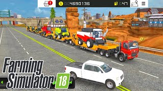 Fs 18 Make A Long Loader And Loaded Many Vehicles  Farming Simulator 18 Timelapse  Fs18 fs18​ [upl. by England]