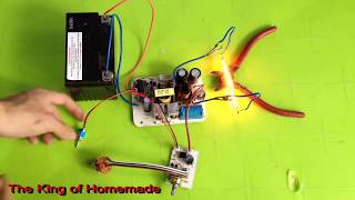 Homemade Inverter 12V 220V  Fish Shocker Electric [upl. by Alicirp]