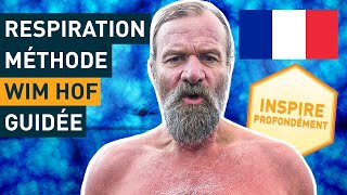 Respiration Méthode Wim Hof Guidée pour Débutants 3 Rounds Rythme Lent [upl. by Yecam290]