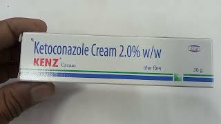 Kenz Cream  Ketoconazole Cream  Kenz Cream uses side effects Benefit precautions Review Hindi [upl. by Timothy]