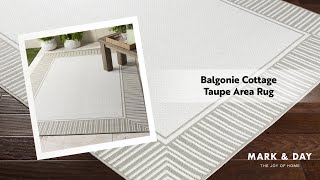 Balgonie Cottage Taupe Area Rug [upl. by Salomie]