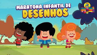 Maratona de Desenho Infantil  3 Palavrinhas Mini  OFICIAL [upl. by Reade]