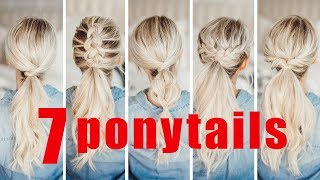 7 EASY Ponytails for Spring and Summer  Twist Me Pretty [upl. by Alard]