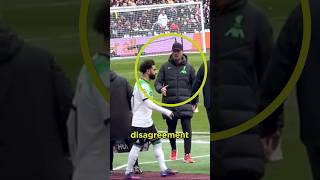 Klopp and Salah argument 😬 [upl. by Arik]