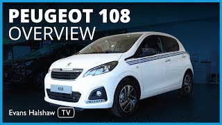 Peugeot 108 Overview Walkaround and features  Evans Halshaw TV [upl. by Acinet511]