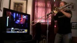 Trombone Hero  Lump Rock Band Vocals on Trombone [upl. by Tiloine551]