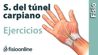 Túnel carpiano  Tratamiento con ejercicios automasajes y estiramientos [upl. by Noivax]