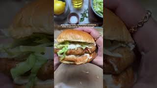 CRAVE Worthy Chicken Sandwich Recipe chickenrecipe shorts [upl. by Rotsen]