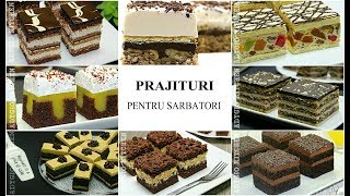 Prajituri de casa pentru sarbatori  Top 8 cele mai bune prajituri [upl. by Aicyla]