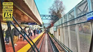 Vancouver Ride 🇨🇦  Expo Line SkyTrain Burrard Station to JoyceCollingwood Station [upl. by Nunci855]