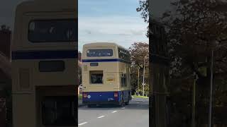 Merseybus Merseyside Leyland Olympian and West Midlands WMPTE Leyland Titan at Wythall museum Oct24 [upl. by Ycinuq]