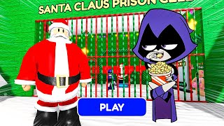 RAVEN CHRISTMAS BARRYS PRISON RUN Obby New Update Roblox  All Morphs UNLOCKED roblox [upl. by Neelehtak]