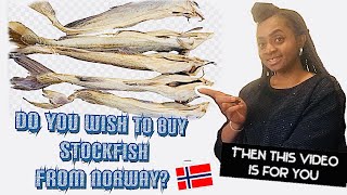 HOW YOU CAN EASILY BUY STOCKFISH FROM NORWAY A MUST WATCH 4 EVERYONE WITH FULL GUIDELINESstockfish [upl. by Ahsercul]