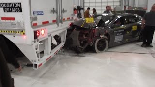 Stoughton Rear Underride Guard Crash Test May 5 2016 [upl. by Graaf]