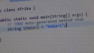 Utangulizi Java programming Swahili East Africa step by step hatua kwa hatua [upl. by Demetria]