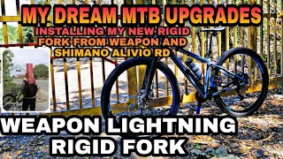 MY NEW BIKE UPGRADES WEAPON LIGHTNINGRIGIDFORK LIGHTNINGFORK [upl. by Dara]