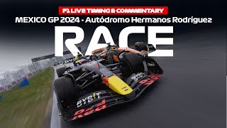 LIVE Data Formula 1 Race Mexico GP Autódromo Hermanos Rodríguez 2024  Commentary [upl. by Macdermot]