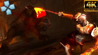 GOD OF WAR GHOST OF SPARTA 4K60FPS GAMEPLAY BLADE OF Excell Boss Piraeus Lion [upl. by Stavro4]