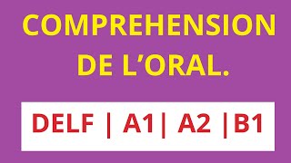 DELF A1  A2 COMPREHENSION DE L´ORAL PARTIE 2 [upl. by Notwen]