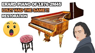 THE JOURNEY AND RESTORATION OF A 1876 ERARD PIANO 1 [upl. by Orsola]