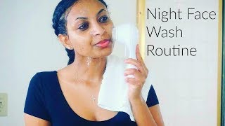 ከመተኛታችን በፊት የሚደረግ የፊት አጠባበቅ Night Face Wash Routine [upl. by Castara]