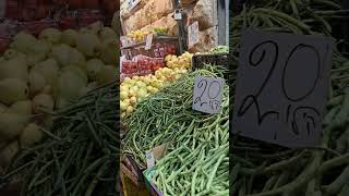 Green Leafy Vegetables at Jerusalem Market [upl. by Netsirt]