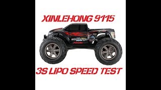 XINLEHONG 9115 RC TRUCK 3S LIPO SPEED RUN amp MODS [upl. by Lawrence878]