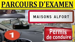 Examen Parcours Permis MaisonAlfort 1 [upl. by Lleryt957]