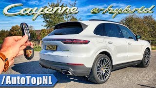 2019 Porsche Cayenne EHybrid REVIEW POV on AUTOBAHN amp ROAD by AutoTopNL [upl. by Gaivn181]