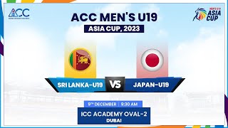 Sri Lanka vs Japan  Match 4  ACC Mens U19 Asia Cup 2023 [upl. by Eidod389]