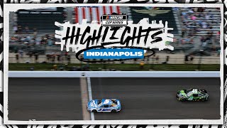 Kyle Larson wins the Brickyard 400 in NASCAR Overtime [upl. by Jedthus589]