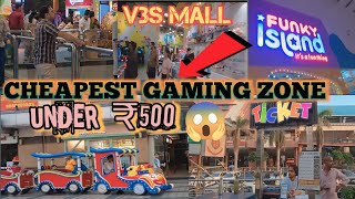 Explored V3S Mall Laxmi Nagar  Games Masti amp Fun  Funky Island [upl. by Adnowat]