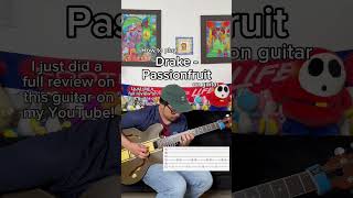 How to play passionfruit by drake on guitar [upl. by Lynnet850]