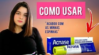 ACNASE GEL  como usar [upl. by Aivirt638]