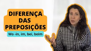 Preposições em Alemão  Wo in im bei beim preposicaoemalemao alemaodeverdade [upl. by Enilehcim]