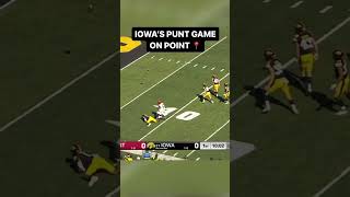 Nobody loves the punt game like Hawkeye fans 🤣 shorts [upl. by Panchito]