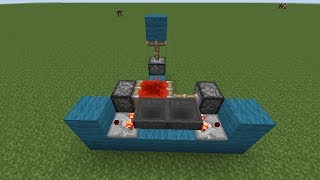 Minecraft Tutorial  Redstone ClockEngine w Hoppers [upl. by Xel]