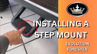 Installing a Step Mount on an Evolution Forester Golf Cart [upl. by Otnas920]