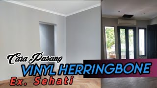 Vinyl SPC Herringbone  wisma sehati [upl. by Eltsirk]