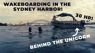 Wakeboarding in front of the Sydney Opera House [upl. by Ldnek146]